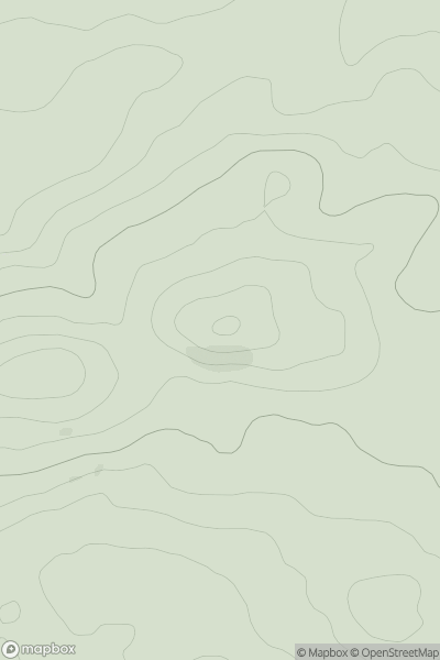 Thumbnail image for Meikle Hill of the Shalloch showing contour plot for surrounding peak