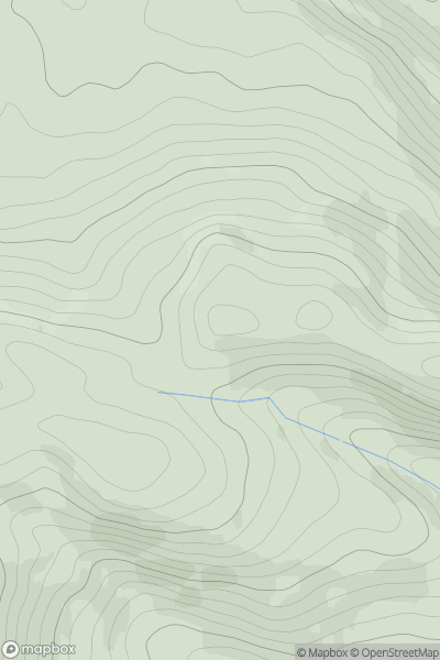 Thumbnail image for Screel Hill showing contour plot for surrounding peak