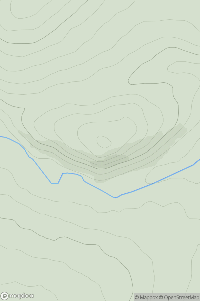 Thumbnail image for Stonehill Bank showing contour plot for surrounding peak