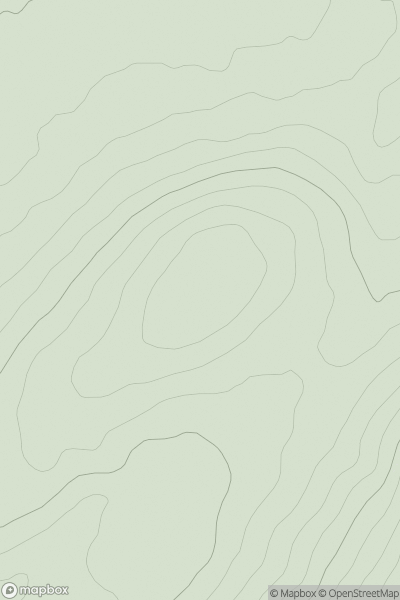 Thumbnail image for Drumneillie Hill showing contour plot for surrounding peak
