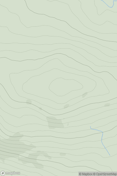 Thumbnail image for Holmhead Hill showing contour plot for surrounding peak