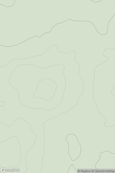 Thumbnail image for Stob Hill showing contour plot for surrounding peak