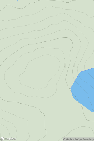 Thumbnail image for Avisyard Hill showing contour plot for surrounding peak