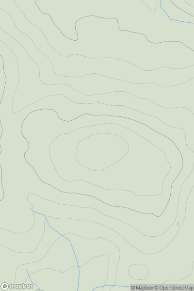 Thumbnail image for Kilnair Hill showing contour plot for surrounding peak