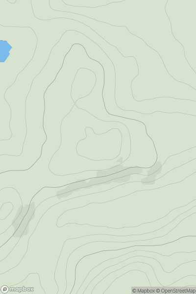 Thumbnail image for Wee Hill of Glenmount showing contour plot for surrounding peak
