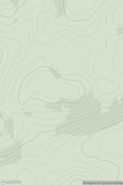 Thumbnail image for Fuffock Hill showing contour plot for surrounding peak