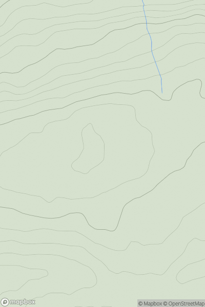 Thumbnail image for Wilson's Hill showing contour plot for surrounding peak