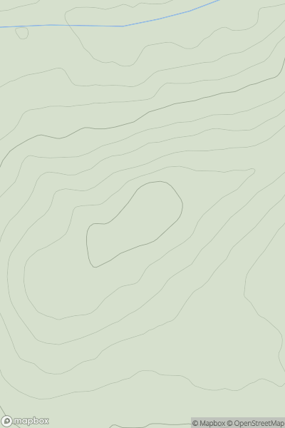 Thumbnail image for Cross Ridge showing contour plot for surrounding peak