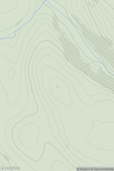 Thumbnail image for Morins Hill showing contour plot for surrounding peak