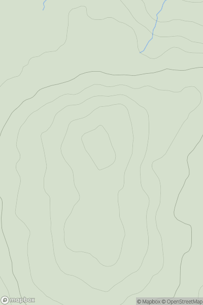 Thumbnail image for Far Cairn showing contour plot for surrounding peak