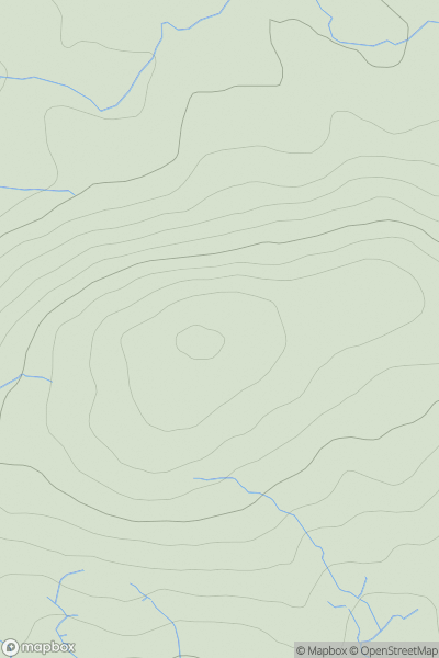 Thumbnail image for Mackilston Hill showing contour plot for surrounding peak
