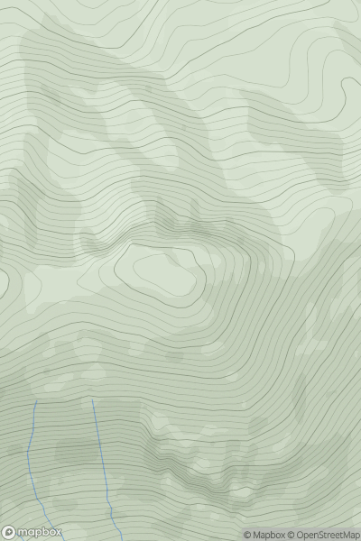 Thumbnail image for Rois-Bheinn showing contour plot for surrounding peak