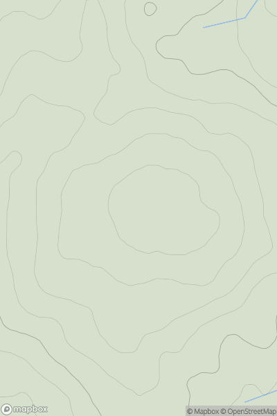 Thumbnail image for Cairn Hill of the Moil showing contour plot for surrounding peak