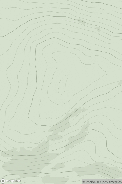 Thumbnail image for Peelton Hill showing contour plot for surrounding peak