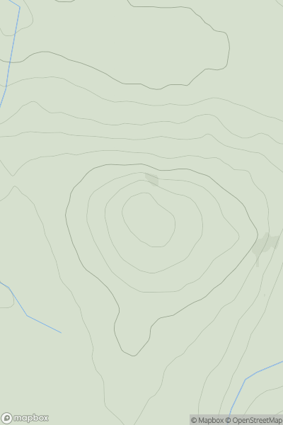 Thumbnail image for Cairnsaigh Hill showing contour plot for surrounding peak