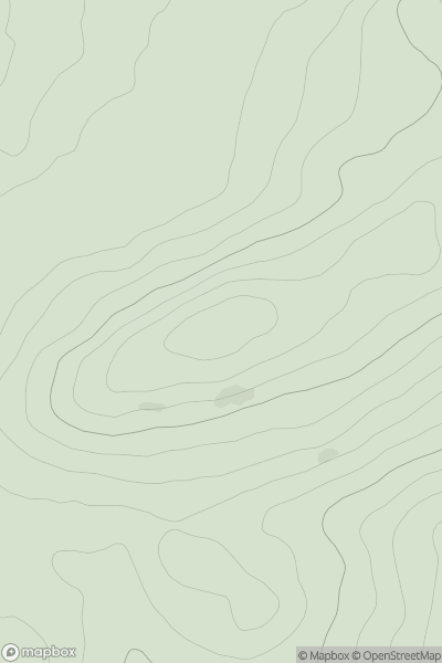 Thumbnail image for Larglanglee Hill showing contour plot for surrounding peak