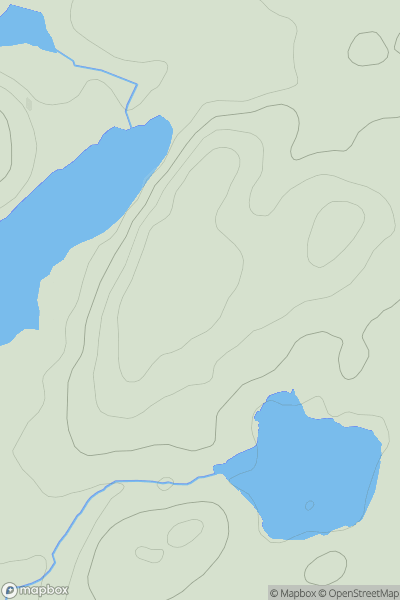 Thumbnail image for James's Hill showing contour plot for surrounding peak