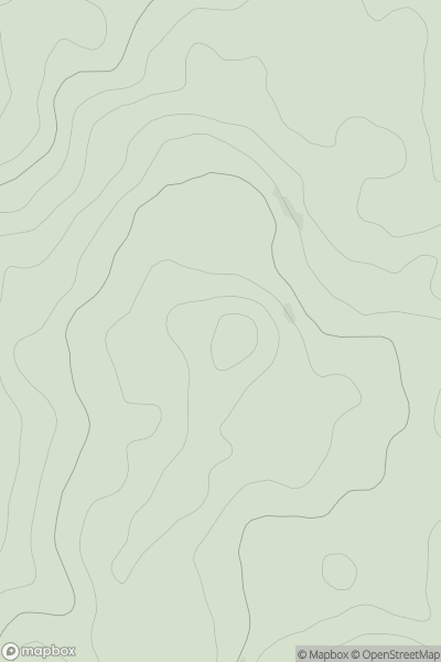 Thumbnail image for Larglear Hill showing contour plot for surrounding peak