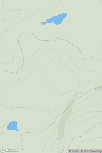 Thumbnail image for Drumshang Hill showing contour plot for surrounding peak