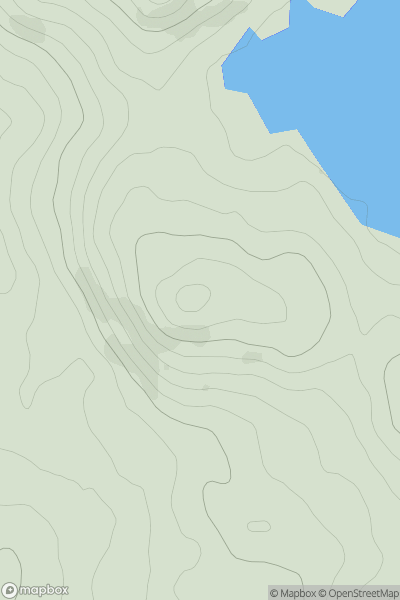 Thumbnail image for Benfadyeon showing contour plot for surrounding peak