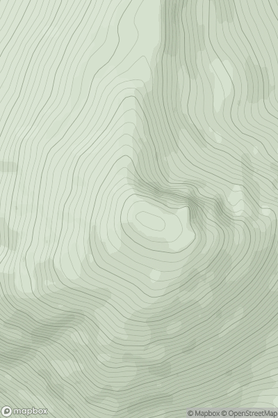 Thumbnail image for Beinn Mhic Cedidh showing contour plot for surrounding peak