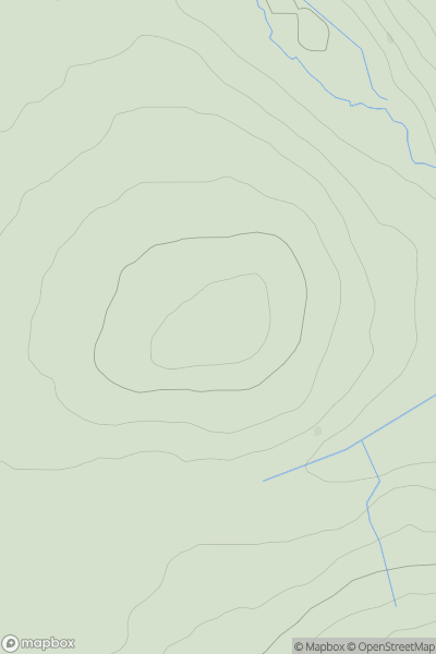 Thumbnail image for Whitecastle Hill showing contour plot for surrounding peak