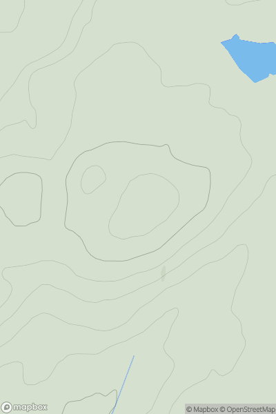 Thumbnail image for Dareduff Hill showing contour plot for surrounding peak
