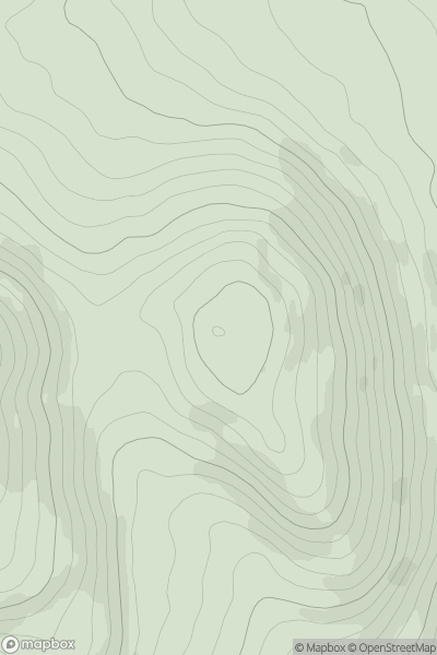 Thumbnail image for Mill Knock showing contour plot for surrounding peak