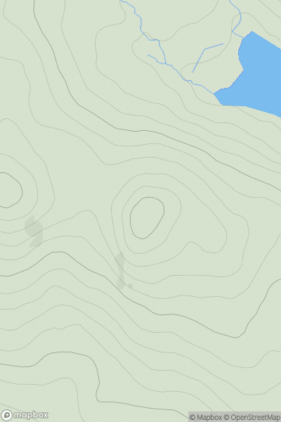 Thumbnail image for Gill Hill showing contour plot for surrounding peak