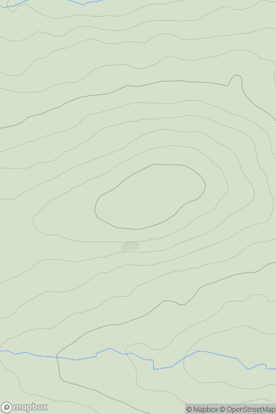 Thumbnail image for Rig of Drumbuie showing contour plot for surrounding peak