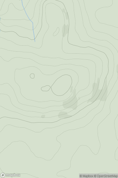 Thumbnail image for Kenick Hill showing contour plot for surrounding peak