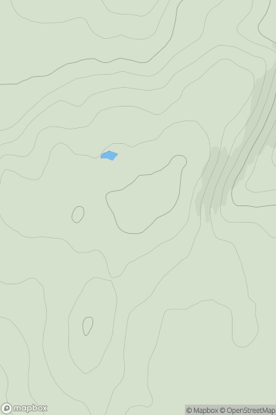 Thumbnail image for Beattock Hill showing contour plot for surrounding peak