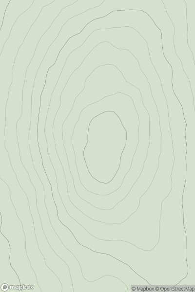 Thumbnail image for Laughenghie Hill showing contour plot for surrounding peak
