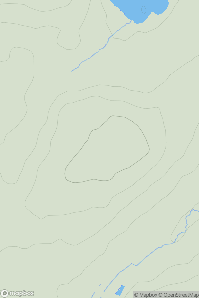 Thumbnail image for Floak Hill showing contour plot for surrounding peak
