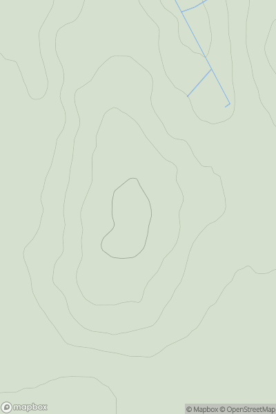 Thumbnail image for Boghill showing contour plot for surrounding peak
