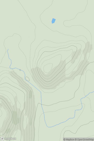 Thumbnail image for Dow Craig Hill showing contour plot for surrounding peak