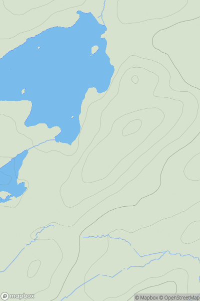 Thumbnail image for Byreside Hill showing contour plot for surrounding peak