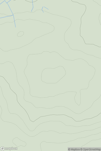 Thumbnail image for Thornliemuir showing contour plot for surrounding peak