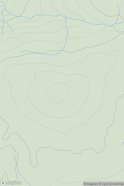 Thumbnail image for Balligmorrie Hill showing contour plot for surrounding peak