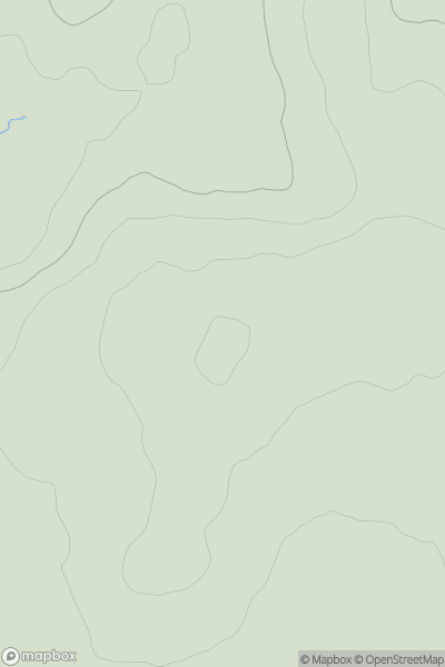 Thumbnail image for Braid Fell showing contour plot for surrounding peak
