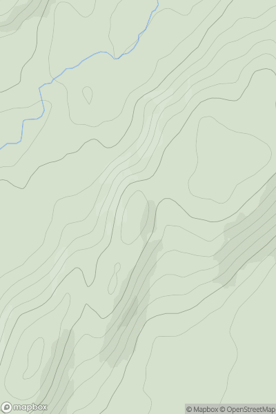 Thumbnail image for Little Culcaigrie Hill showing contour plot for surrounding peak
