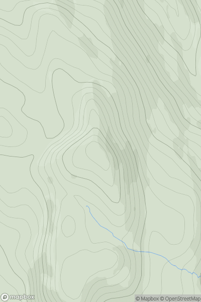 Thumbnail image for Meall nan Con showing contour plot for surrounding peak