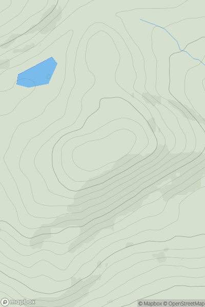 Thumbnail image for Steilston Hill showing contour plot for surrounding peak