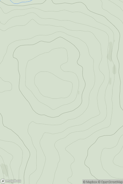 Thumbnail image for Peal Hill showing contour plot for surrounding peak
