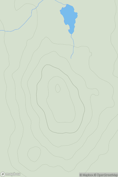 Thumbnail image for Eldrig Fell showing contour plot for surrounding peak