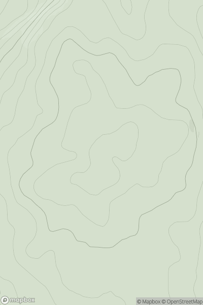 Thumbnail image for Auchenknight Ridge showing contour plot for surrounding peak