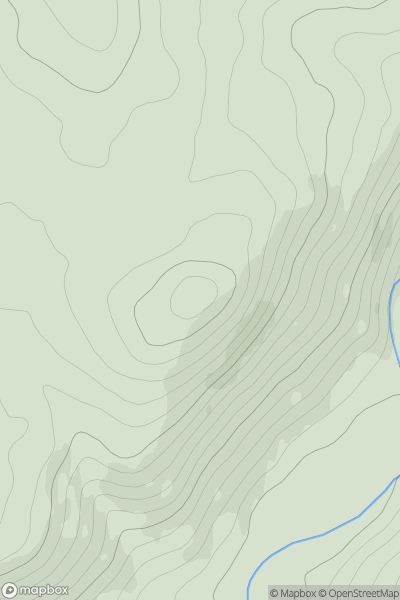Thumbnail image for Bargain Hill showing contour plot for surrounding peak