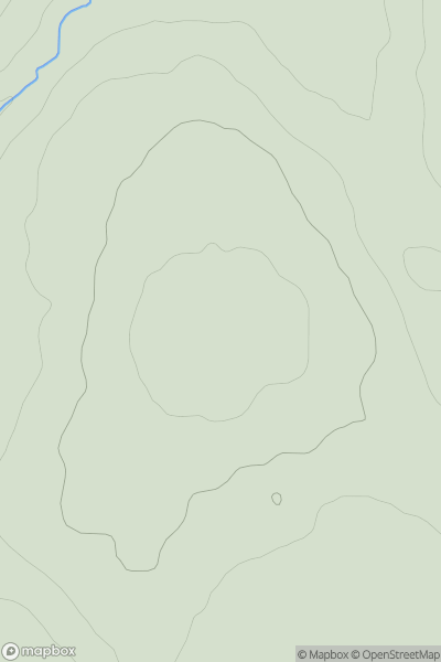 Thumbnail image for Stab Hill showing contour plot for surrounding peak