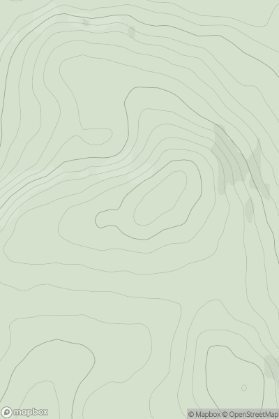Thumbnail image for Barrs Hill showing contour plot for surrounding peak