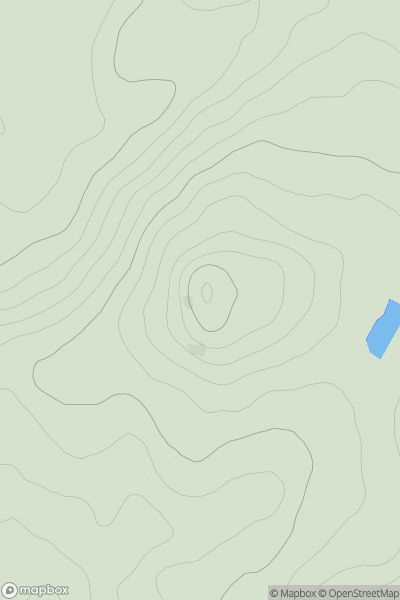 Thumbnail image for Blackshaw Hill showing contour plot for surrounding peak